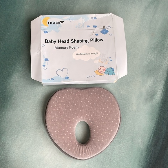 Baby Head Shaping Pillow + Cotton Swaddle + Tummy Time Play Mat - Picture 2 of 15